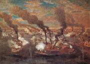 The Great Naval Battle at Memphis unknow artist